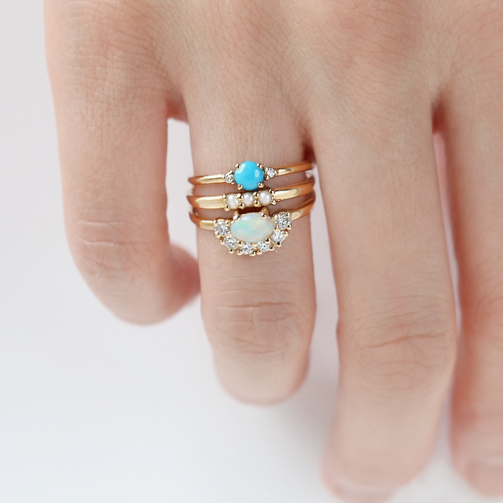 Jamie Park Jewelry - Three Pearl Ring