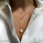 Jamie Park Jewelry - Diamond Initial Heart Charm Necklace