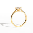 Jamie Park Jewelry| The Harper Ring features criss cut 2CT. moissanite. The criss cut looks larger than the actual carat weight while providing abundant sparkle. With its rounded-corner shape and the Harper's compass setting, this ring creates the mood of an antique-meets-modern look. It's an ideal choice for engagements, milestone celebrations, birthdays, and anniversaries.