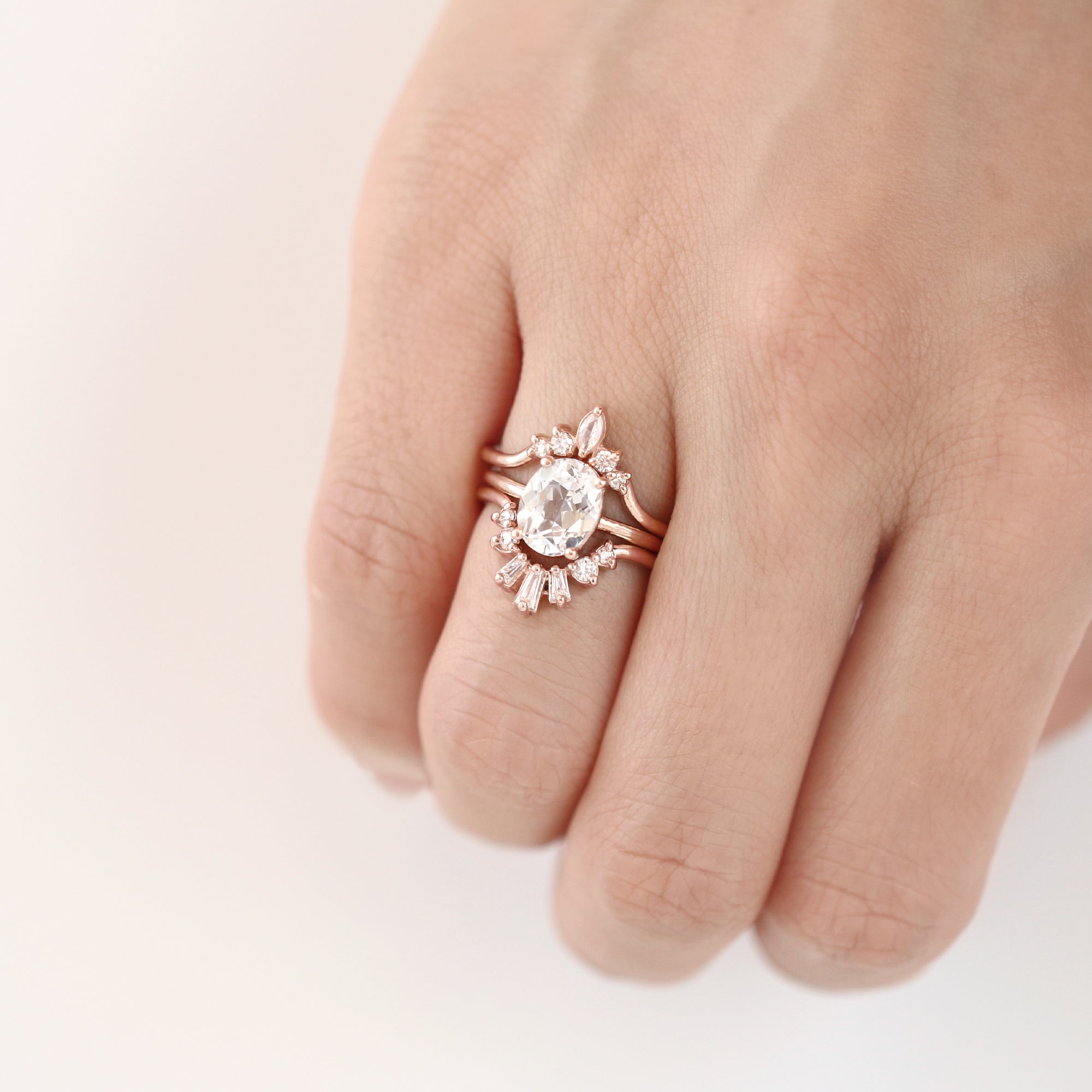 Baguette Contour Band by Jamie Park Jewelry