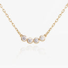 four diamond necklace by jamie park jewelry usa