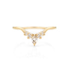 Marquise Contour Band by Jamie Park Jewelry