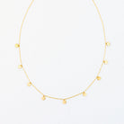 Multi Disc Charm Necklace by Jamie Park Jewelry