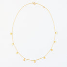 Multi Disc Charm Necklace by Jamie Park Jewelry