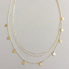 Multi Disc Charm Necklace by Jamie Park Jewelry