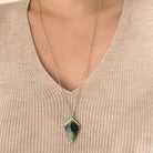Shield Cut Ocean Jasper Necklace, Jamie Park Jewelry 