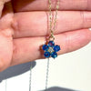 Jamie Park Jewelry - Blue Sapphire Blossom Necklace