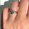 Jamie Park Jewelry - 1.6ct.Oval Montana Teal Sapphire Sienna Ring